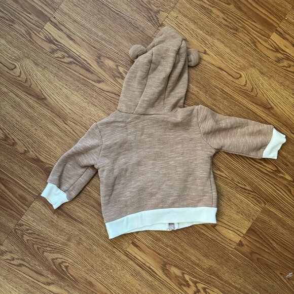 Disney Baby Winnie the Pooh "Hello World" Hood Zip Jacket Size 12M - Picture 5 of 5